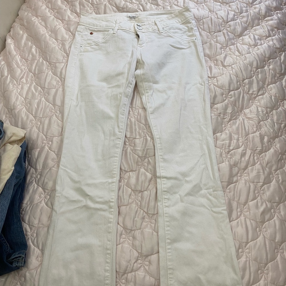 Vintage White Bootcut Jeans